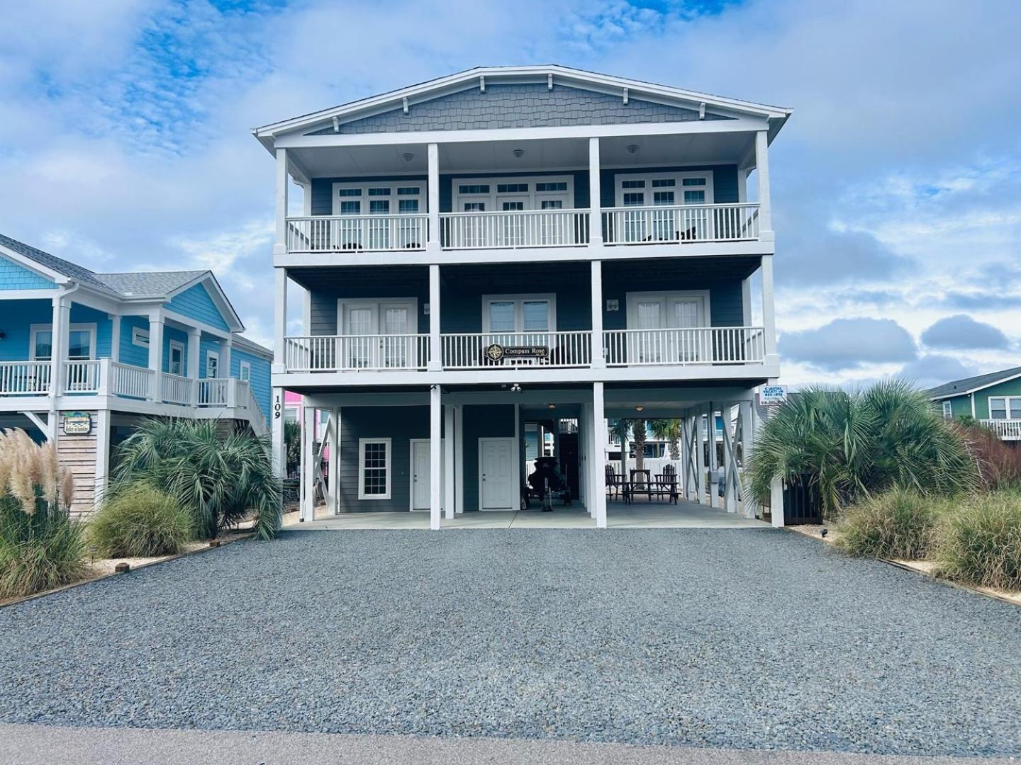 Compass Rose Villa Holden Beach Bagian luar foto